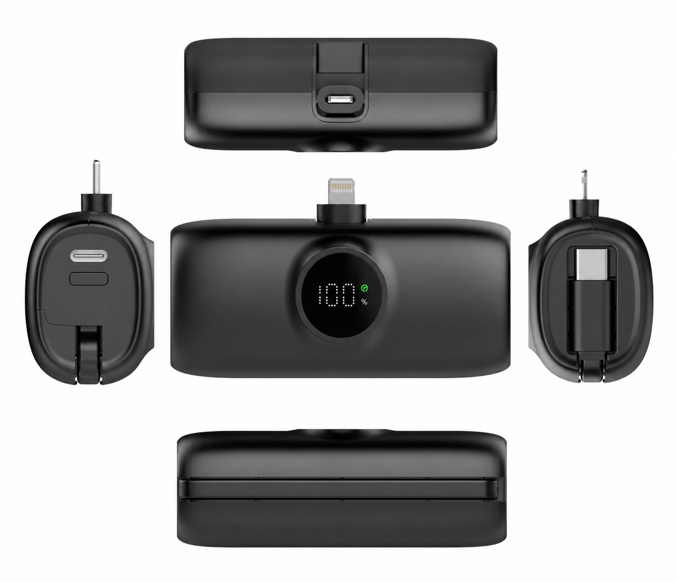 Mini Powerbank Voor iPhone Met Lightning Connector 5000mAh