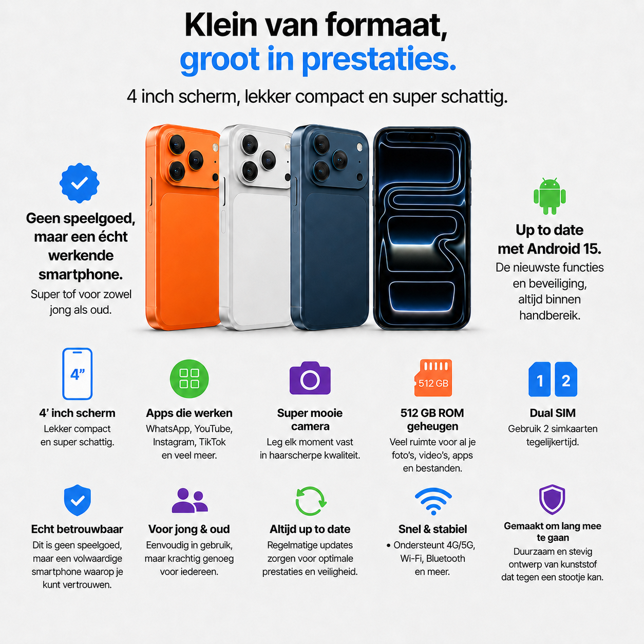 Oranje – 17 Pro Max Mini